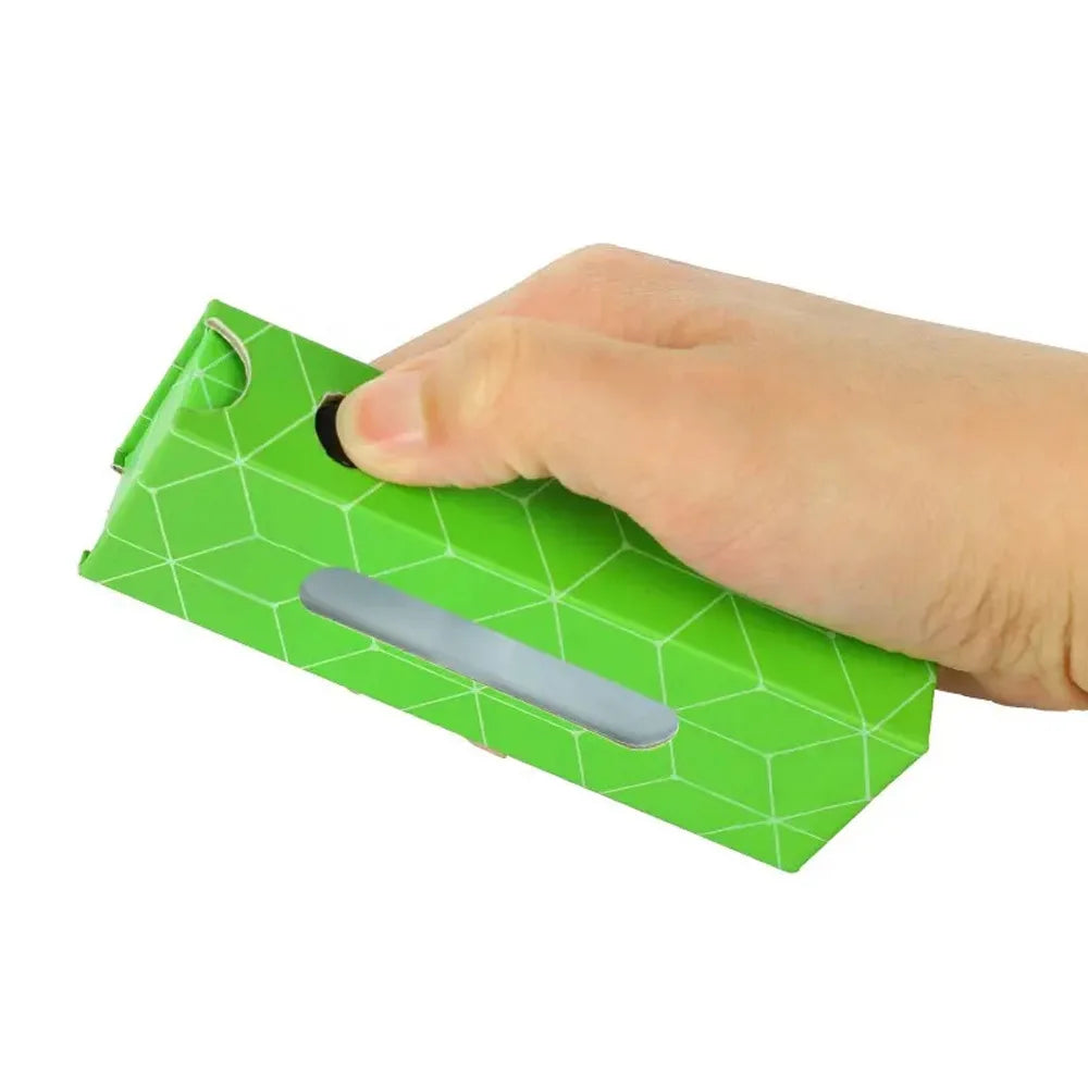 Custom Disposable Childproof Cartridge Packaging 0.5ml 1ml Child Resistant Paper Box with Embossed Printing for Photo Frame