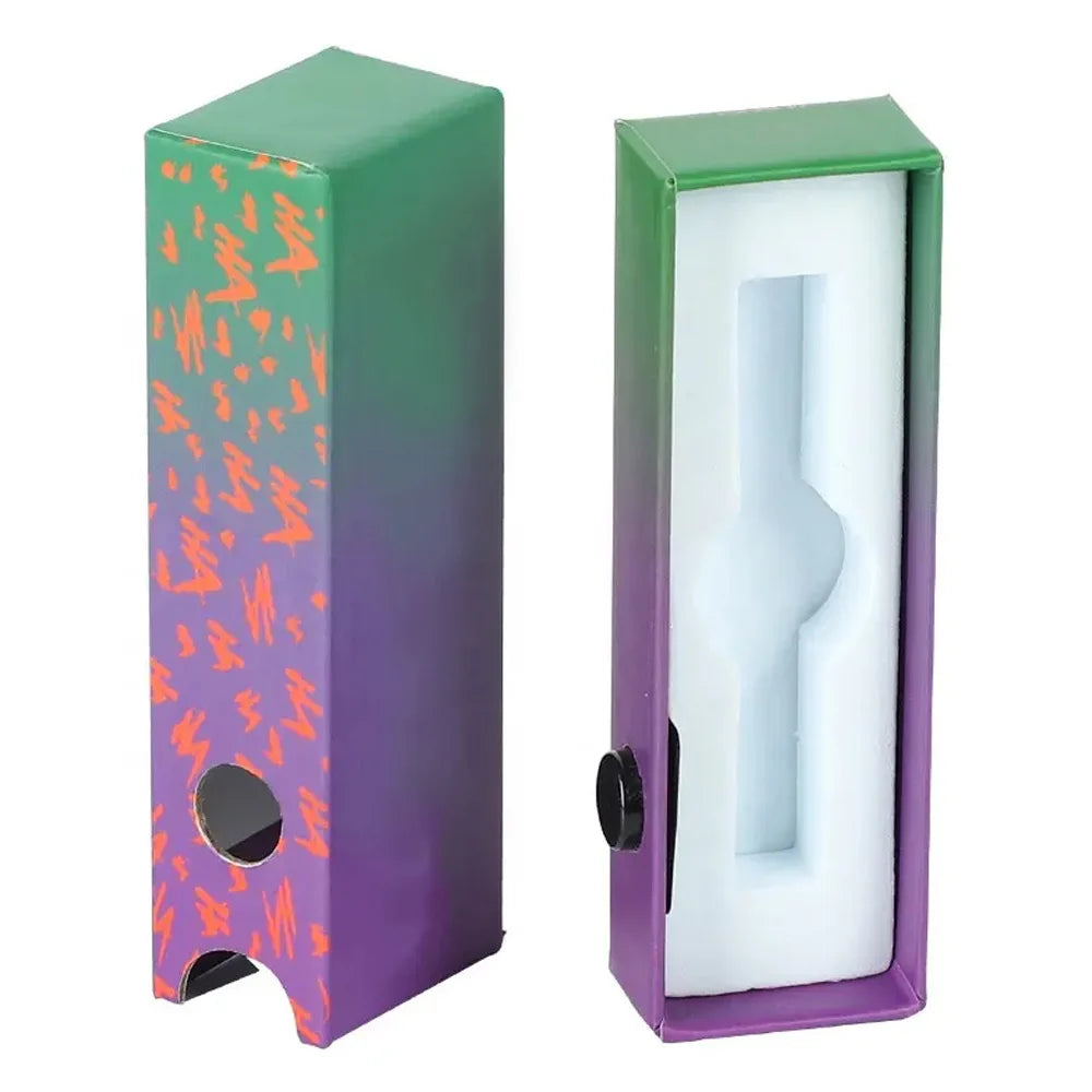 Custom Disposable Childproof Cartridge Packaging 0.5ml 1ml Child Resistant Paper Box with Embossed Printing for Photo Frame