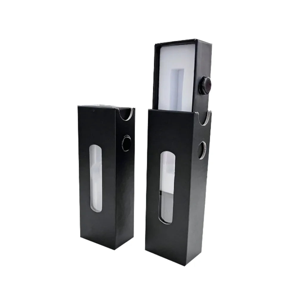 Custom Child-Proof CR Button Rigid Boxes Enhanced Child-Resistant Embossed Cartridge Cart Packaging Glossy Matt Lamination