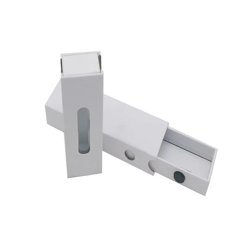 Custom Disposable Childproof Cartridge Packaging 0.5ml 1ml Sliding CR Paper Box with Embossing and Matt Lamination