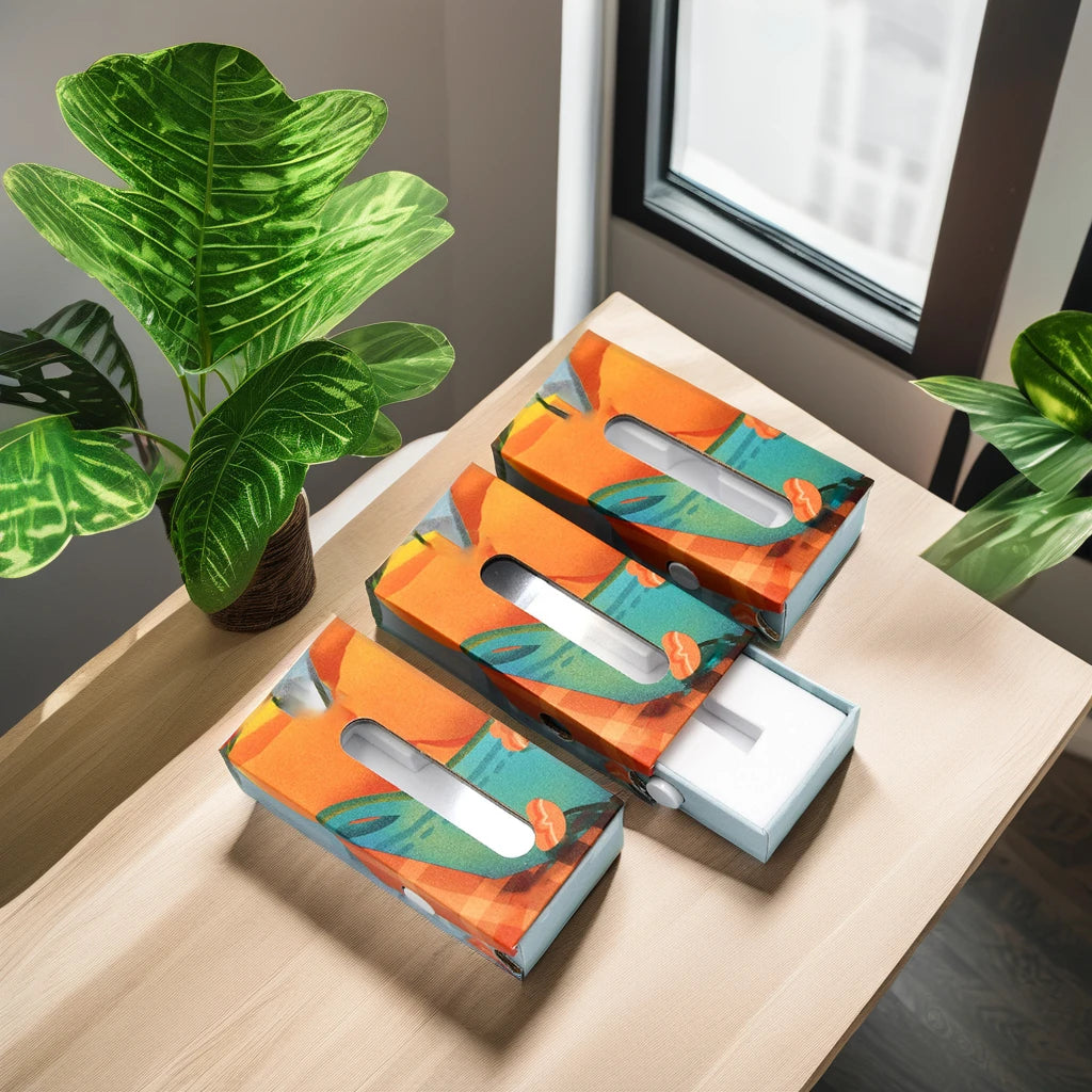 Professional Packaging Company Custom Logo Child-Resistant Pre-Roll Box with Embossing Matt Lamination UV Coating