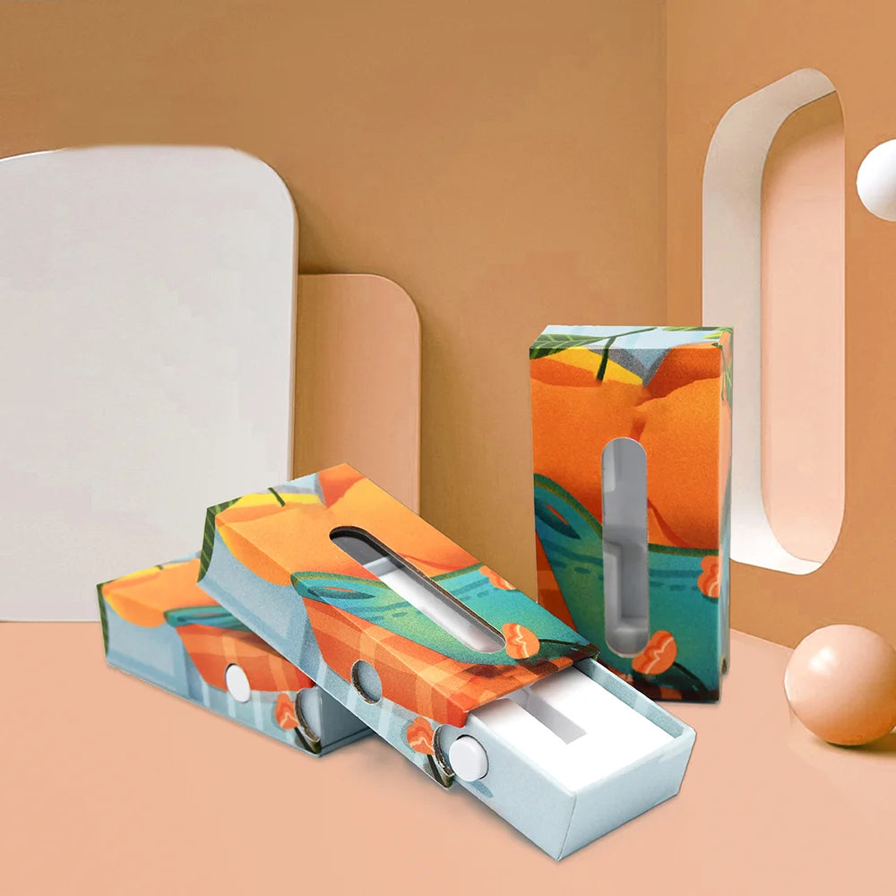 Manufacturer Custom Logo Recyclable Folding Cartridge Packaging Box Child Resistant Features Embossed Made Recycled Materials