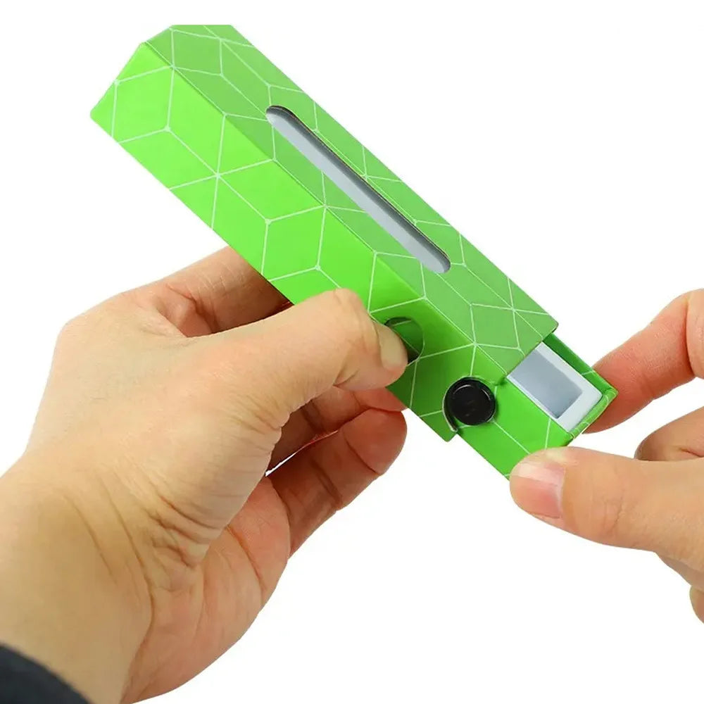 Custom Branded Childproof and Child-Resistant Cardboard Cartridge Packaging Embossed 0.5ml and 1ml Cart Secure Storage