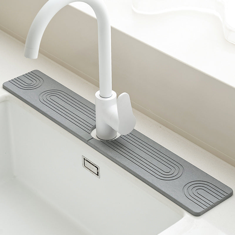 Mat Absorbent splash-proof stone cross-border pool drying mat Hard sink faucet drain Diatomite new mat