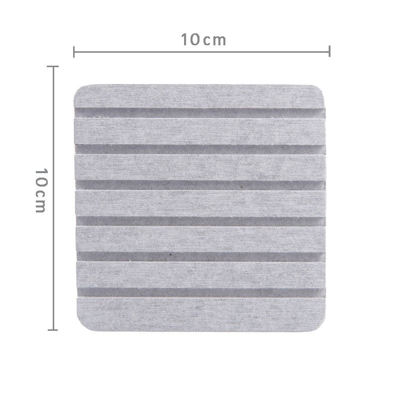 Pad Pad Soap Box Bathroom Creative Thermal Insulation Diatomaceous Earth Absorbent Pad Tooth Cup Diatomaceous Water Cup Household Cup Mud Pad