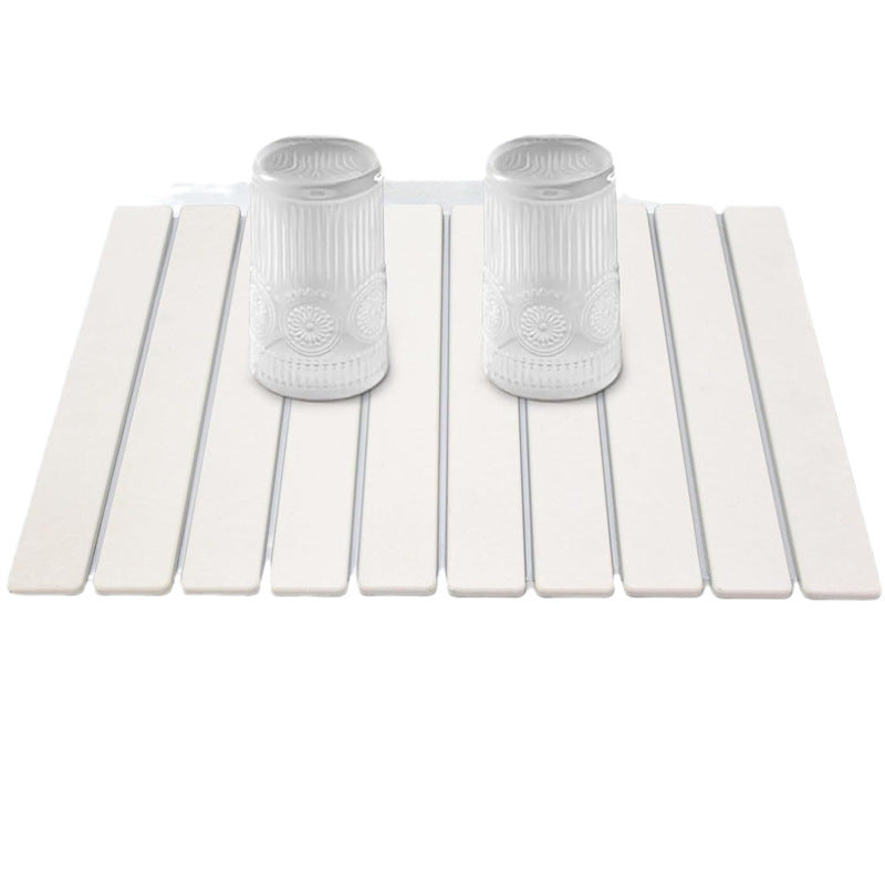 Bathroom diatomite mat, drying mat, multi-functional foldable draining mat, kitchen dish absorbent countertop tableware mat, cross-border mat