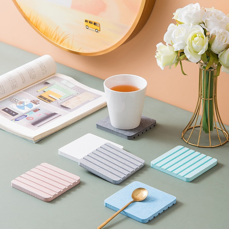 Pad Pad Soap Box Bathroom Creative Thermal Insulation Diatomaceous Earth Absorbent Pad Tooth Cup Diatomaceous Water Cup Household Cup Mud Pad