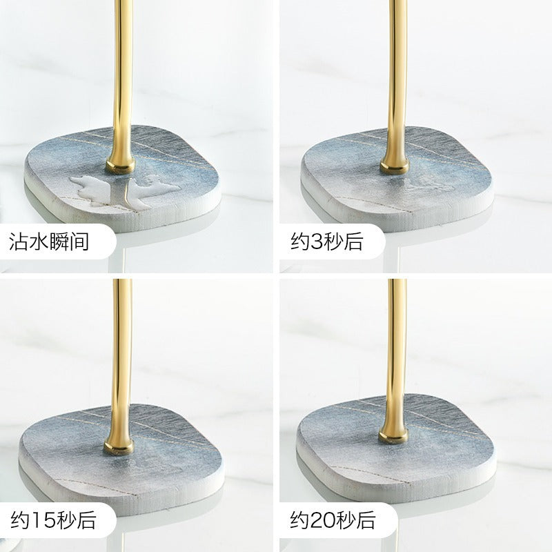 Pad quick-drying set, washing seat, cement suction creative rack, storage, mouthwash cup, diatom washing table, toothset, cushion, toothbrush.