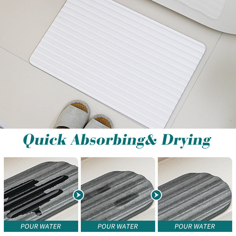 Pad Pad Pad Household Kitchen Pad Absorbent Cup Wave New Product Diatomite Quick Drying Moisture Absorption Waterproof Wash Table Drain