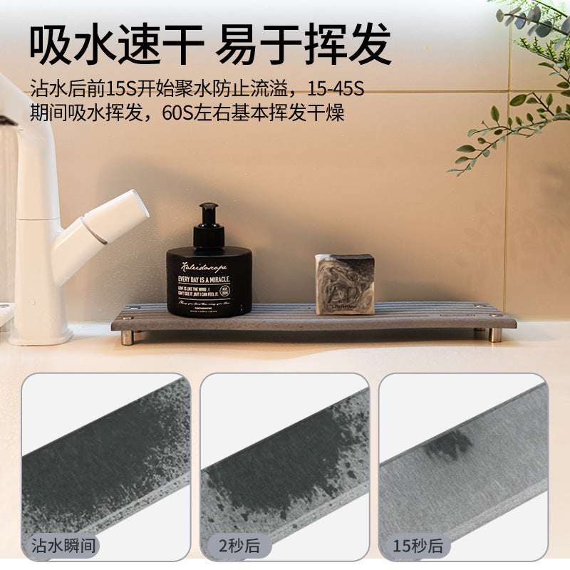 Wash basin Wash top Tray mud pad Mat table cup Kitchen mat Bathroom suction Toilet Diatom dry drain
