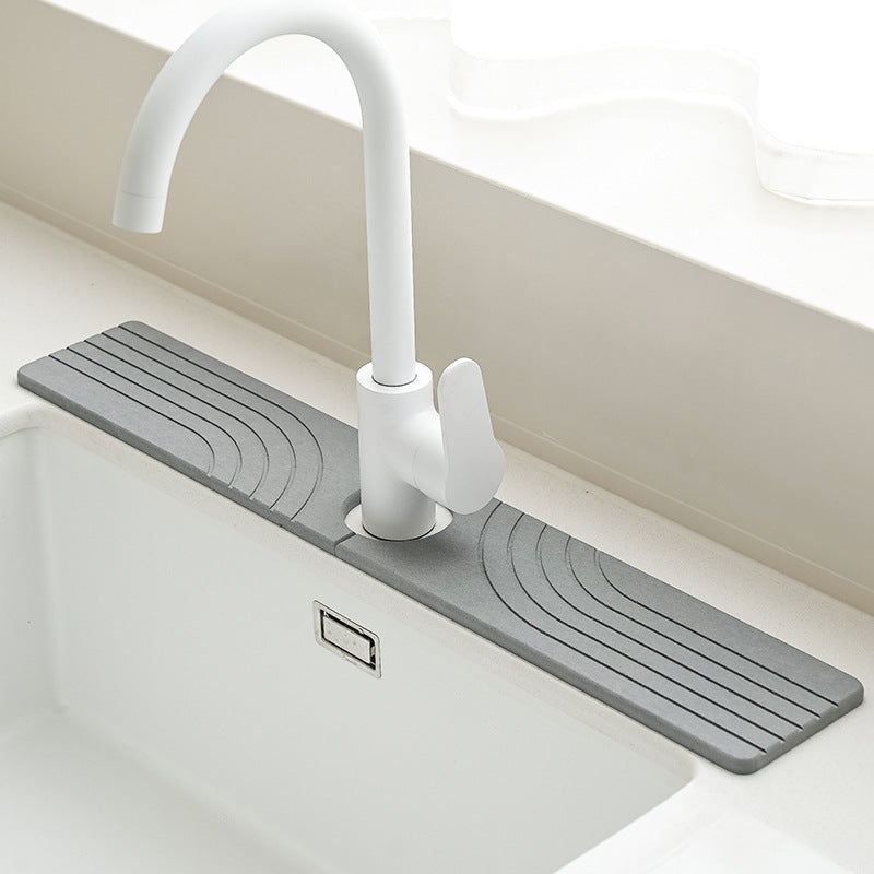 Mat Absorbent splash-proof stone cross-border pool drying mat Hard sink faucet drain Diatomite new mat