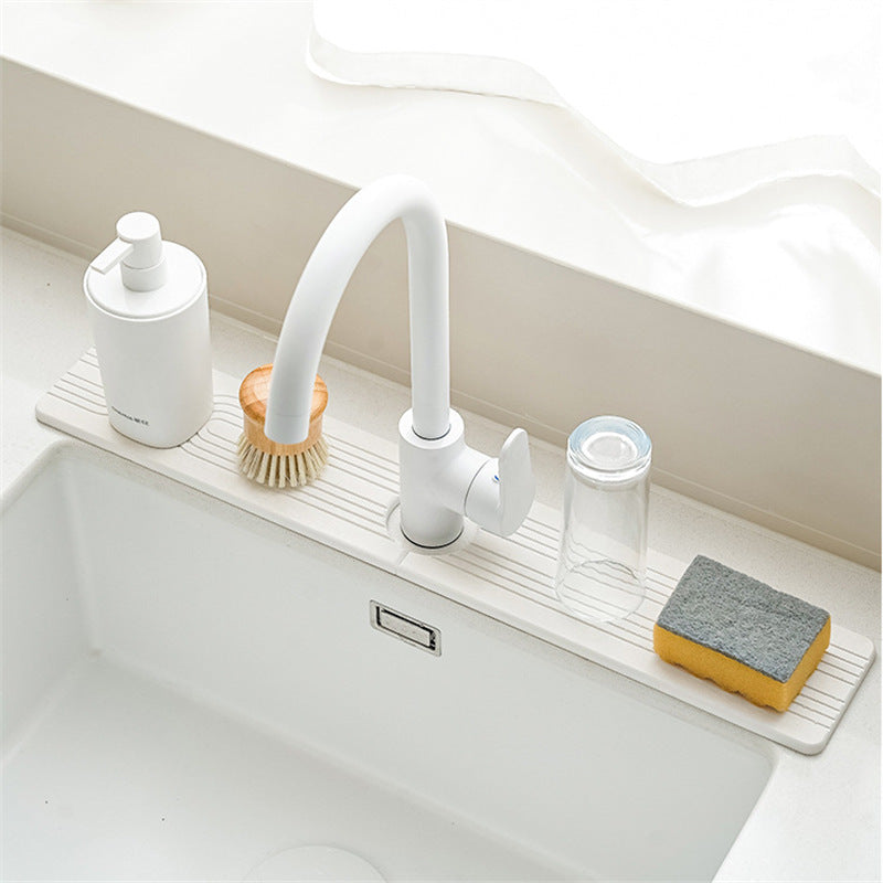 Mat Absorbent splash-proof stone cross-border pool drying mat Hard sink faucet drain Diatomite new mat