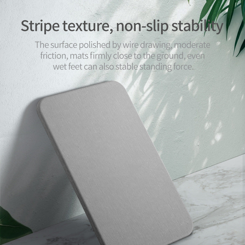 Absorbent non-slip diatom mat, Amazon diatomite mat, quick-drying diatomaceous earth plant pot mat