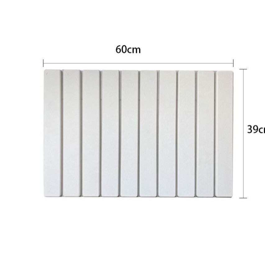 Cross-border diatomaceous earth tableware drying mat foldable dishes drain mat kitchen bathroom multifunctional countertop absorbent mat