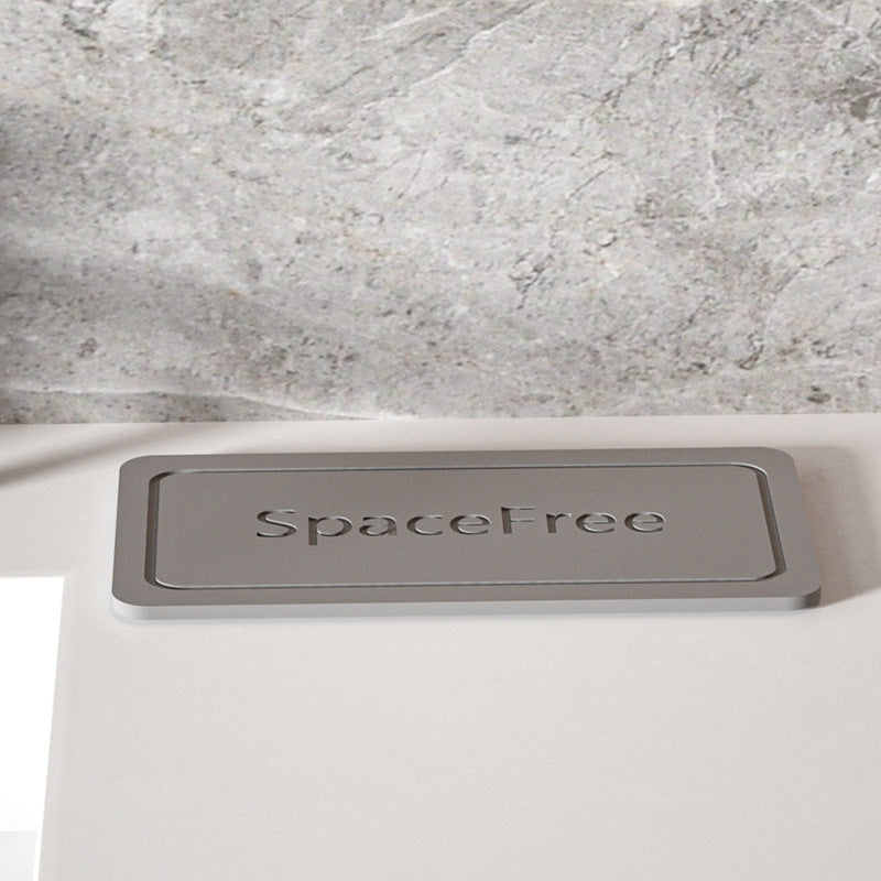 Stone tray Diatomite wash Cross-border tableware Countertop bathroom Amazon bamboo tray pad drying suction drain