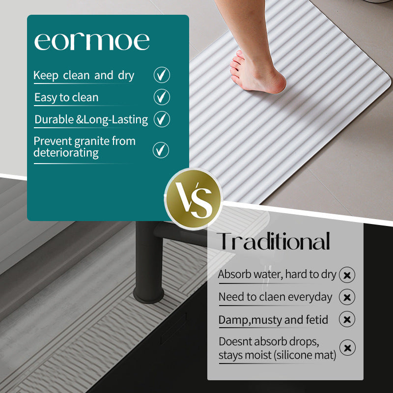 Pad Pad Pad Household Kitchen Pad Absorbent Cup Wave New Product Diatomite Quick Drying Moisture Absorption Waterproof Wash Table Drain