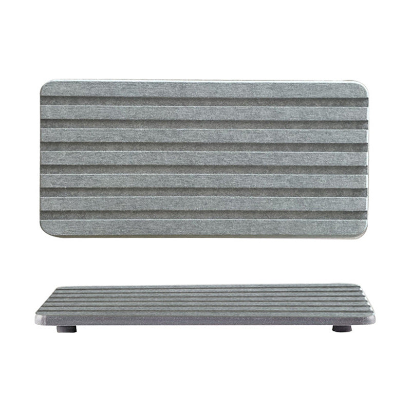Combination absorbent stone tray Diatom stone sink tray Instant drying sink coaster countertop Quick drying countertop holder