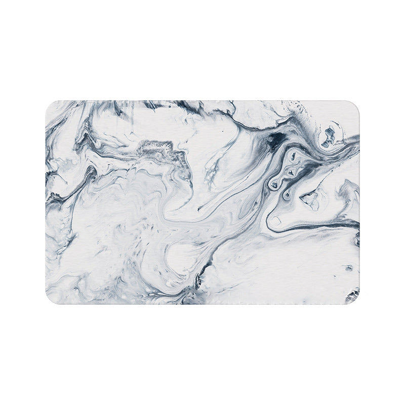 Diatomite absorbent marble mat simple bathroom stone non-slip stone bathroom bath