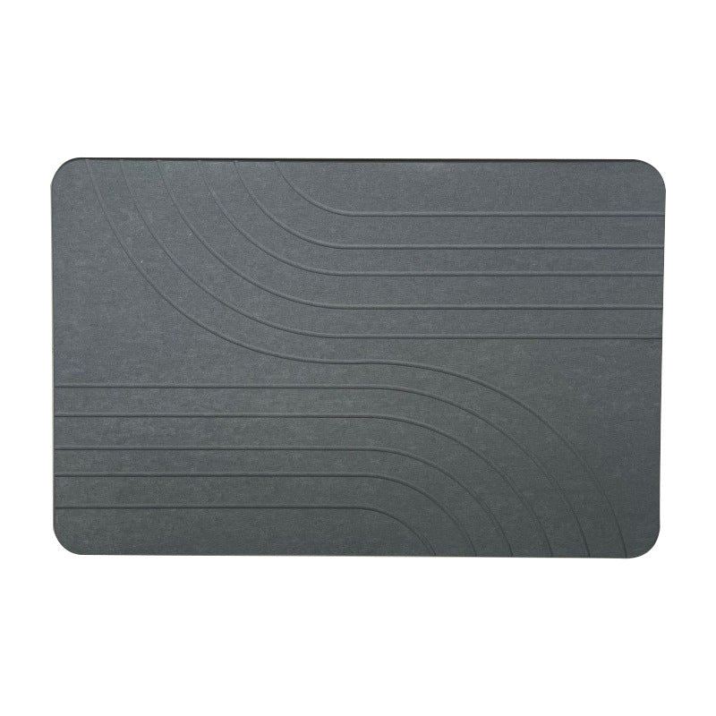 Drying non-slip hard mat, instant diatomite mat, foot mat, household water-absorbent cross-border toilet and bathroom floor mat