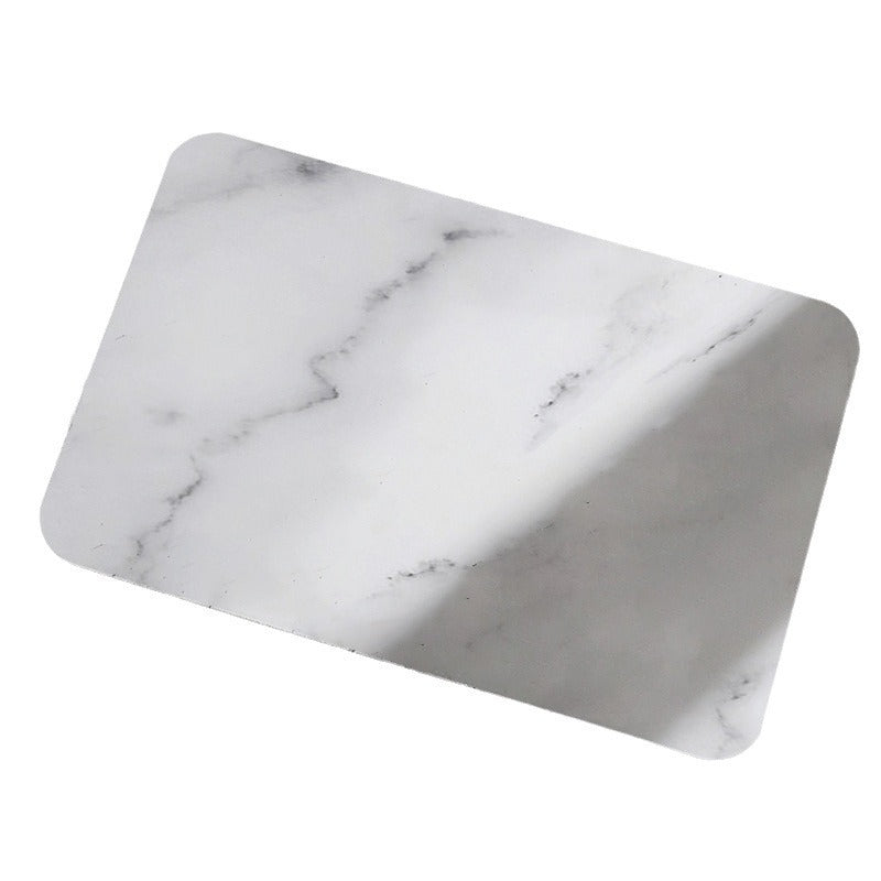 Floor mat bathroom absorbent foot mat mud quick drying diatomite hard mat non-slip Nordic wind diatom marble