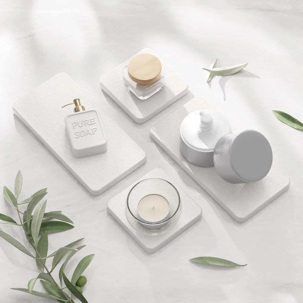 Soap Drying Mat Dish Diatomite Tray Pad Sink Holder Bathroom Kitchen Absorbent Cup Fast Mats Saver Organizer Pads Stone Water