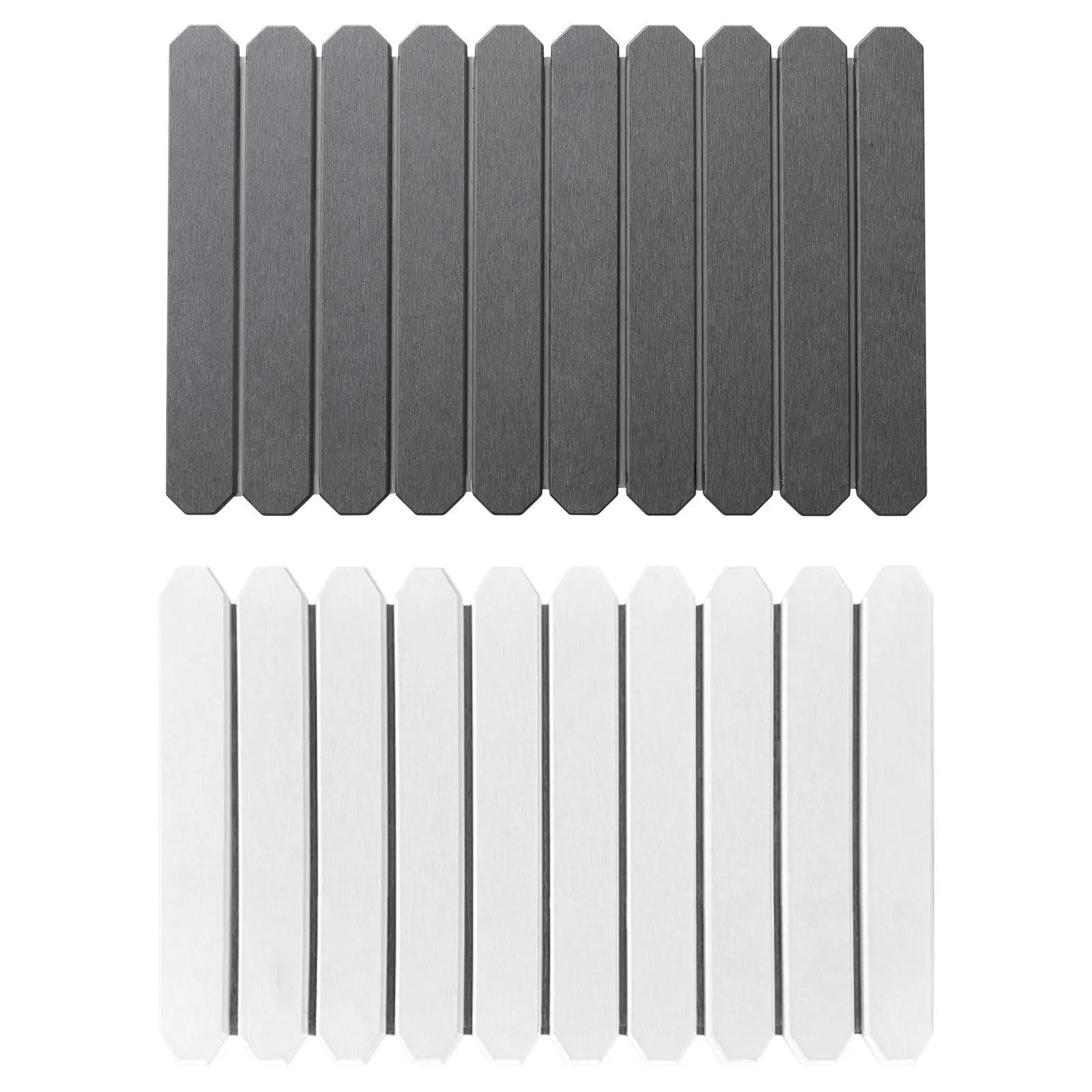 Stone Drying Mat for Kitchen Counter Dish Drying Pad Water Absorbent Stain Resistant Fast Dry Diatomaceous Mat for Household