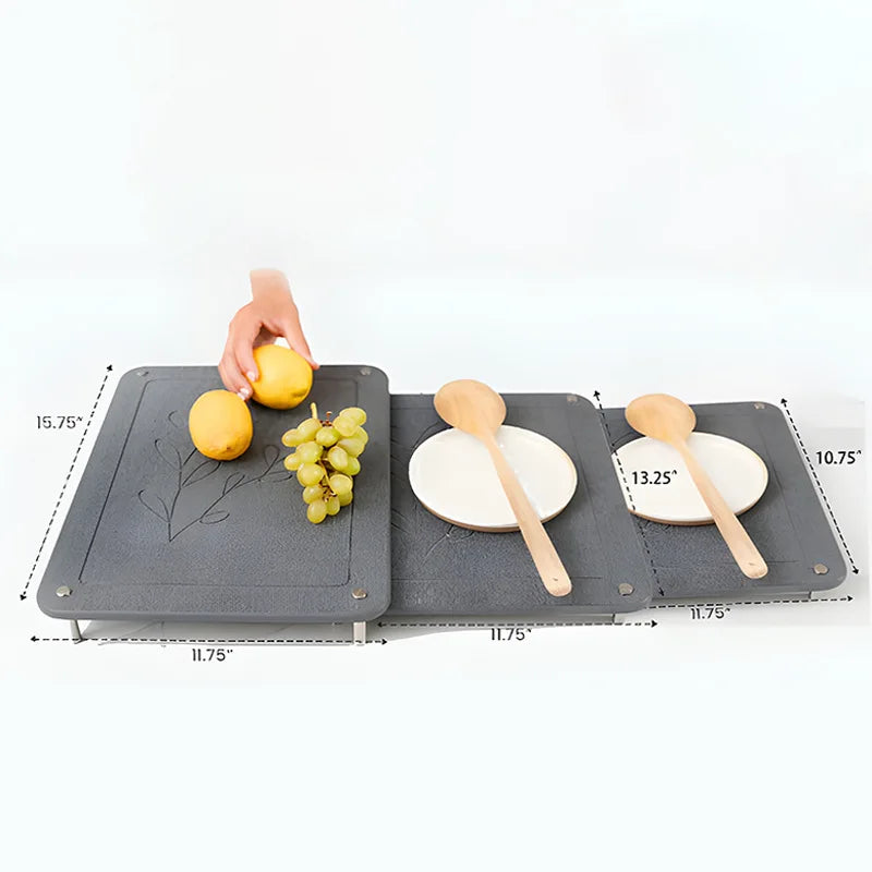 Nesting Stone Dish Drying Mats for Kitchen Counter Absorbent Quick Drying Diatomaceous Earth Stone Drying Mat Non-Slip Pad