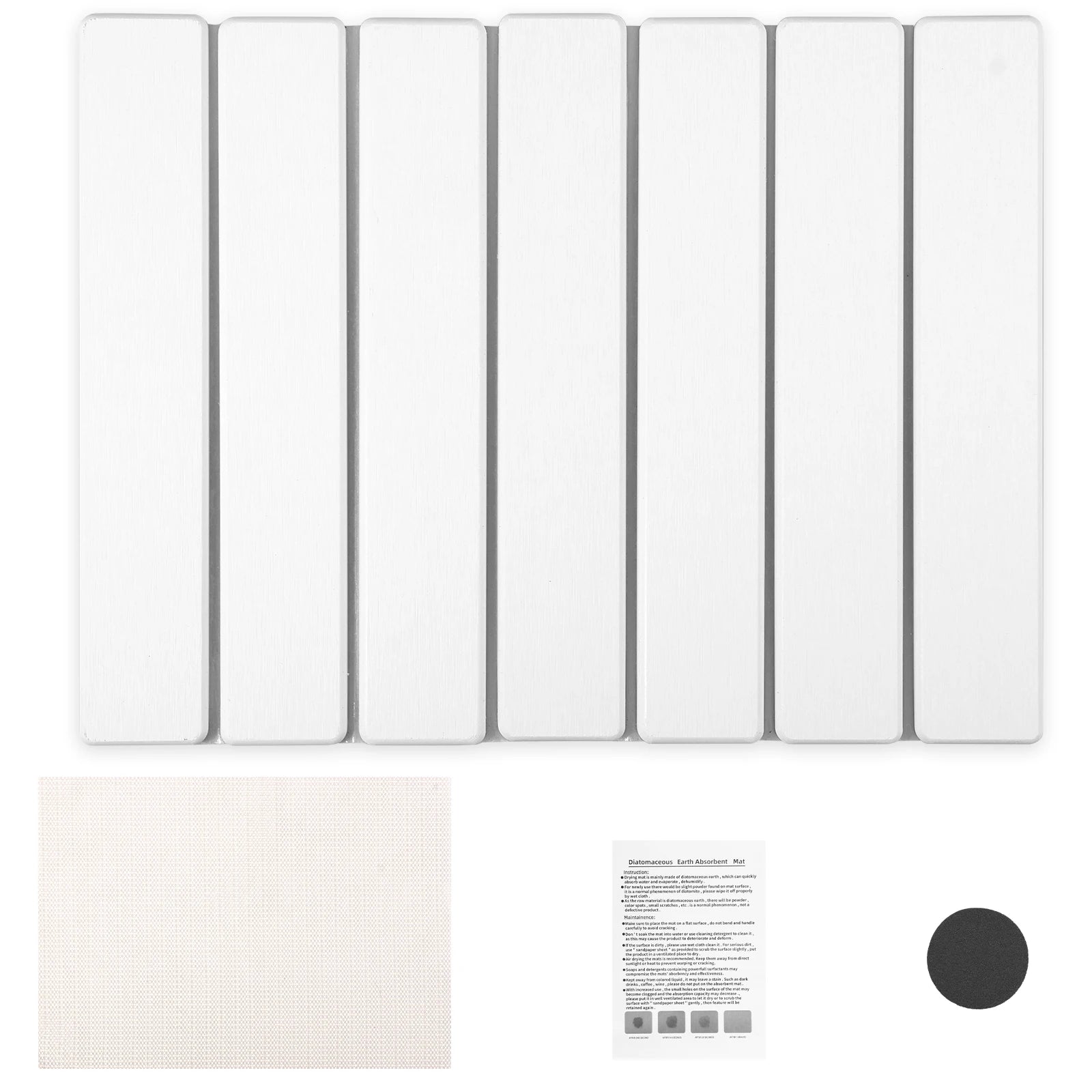 Nonslip Stone Drying Pad Stone Drying Mat Foldable Stone Dish Drying Mat Reusable Dish Drainer Mat Multifunctional Stone Kitchen