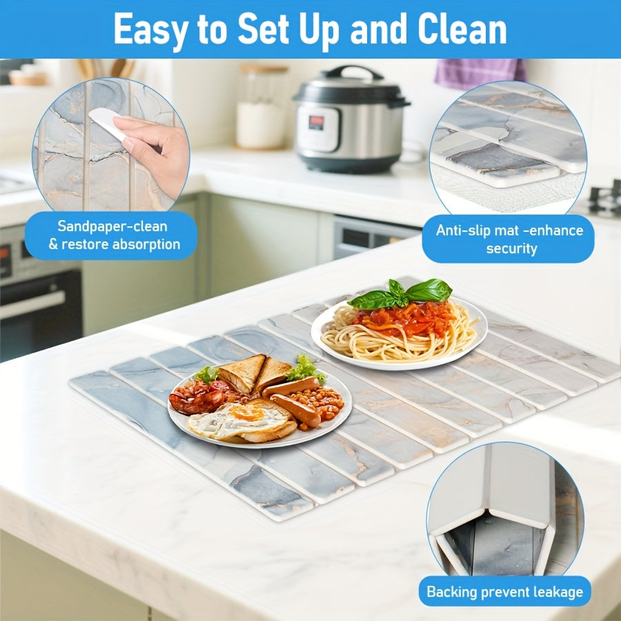 Stone Dish Drying Mat