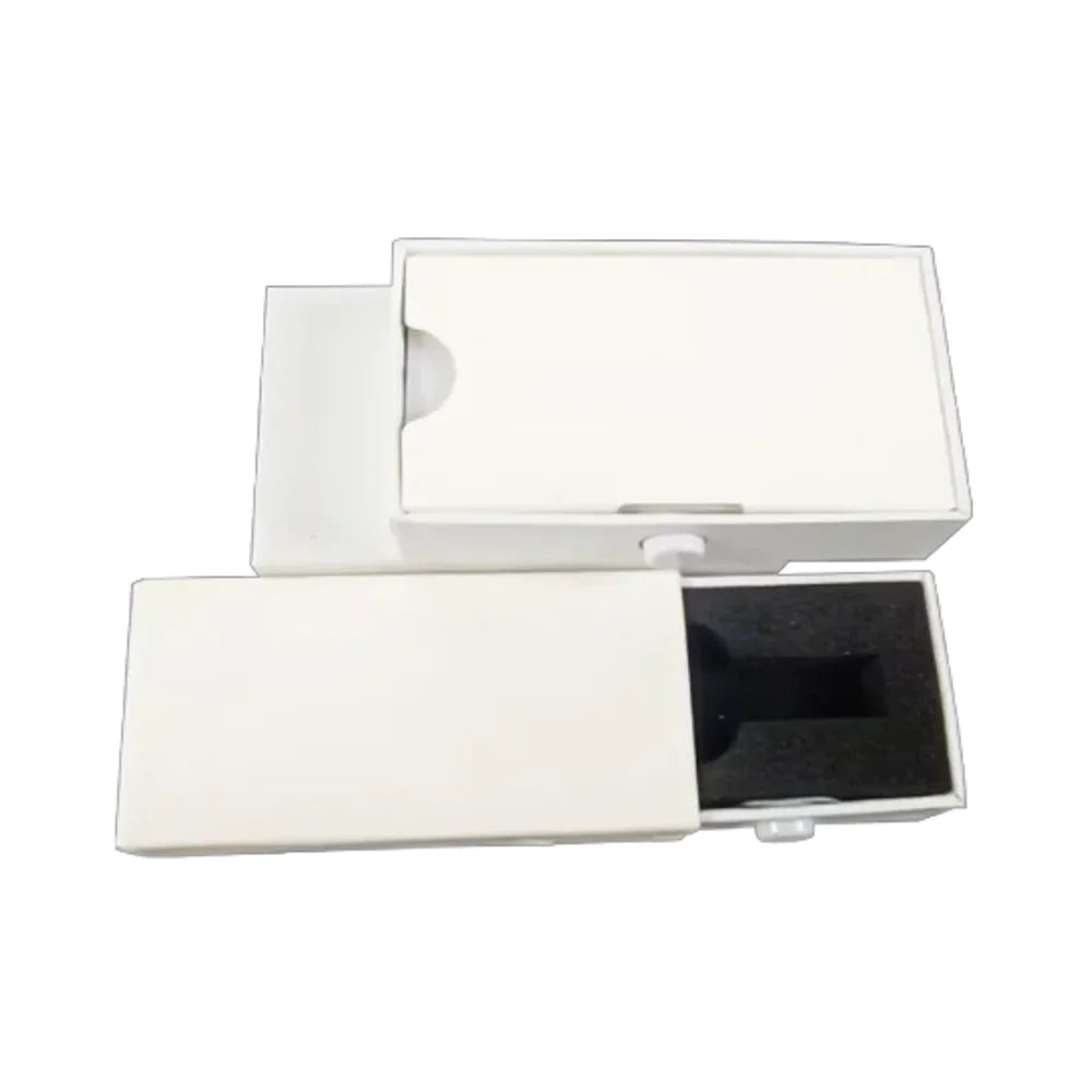 Boîte d'emballage en carton laminé mat gaufré en gros, avec tiroir coulissant sécurisé pour enfants, pour cartouches, boîte de rangement en carton imprimée 