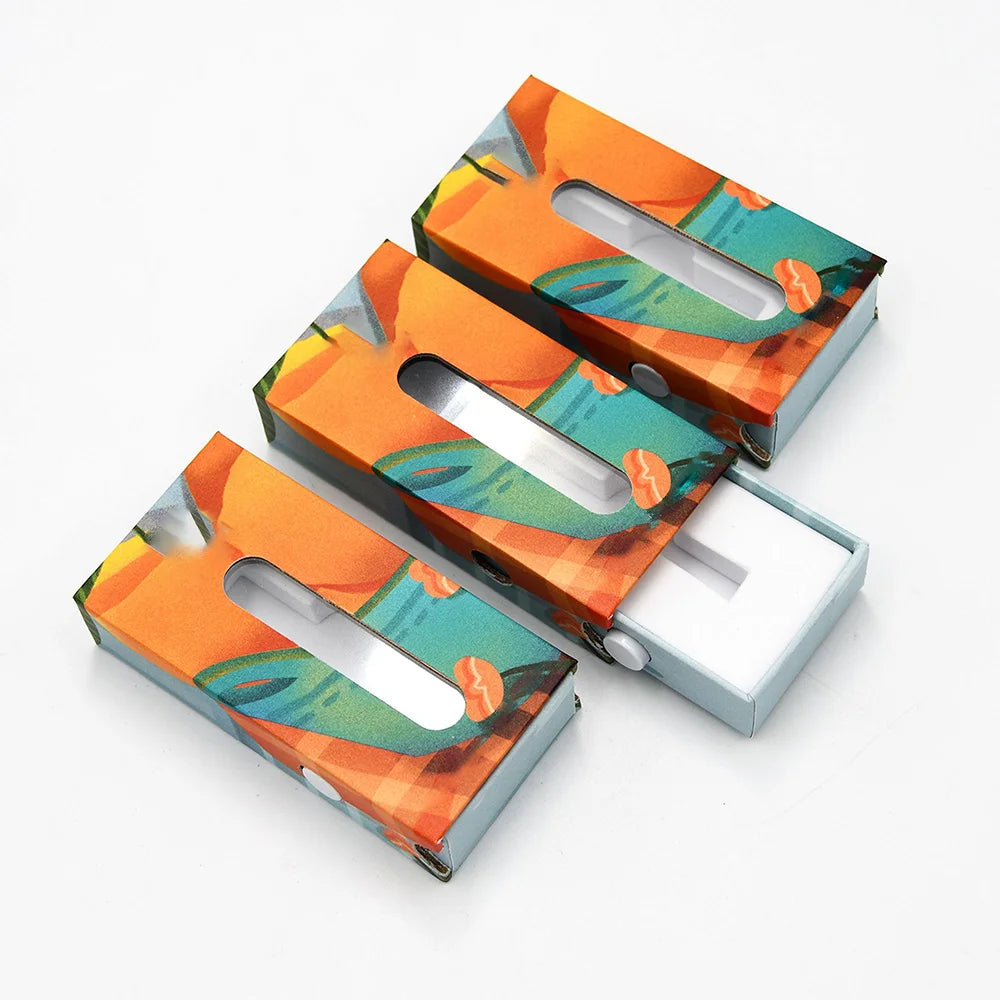 Custom Printed Child-Resistant Carton Packaging Box Empty Drawer Paper Carton Embossing Matt Lamination for Cartridges Supplies