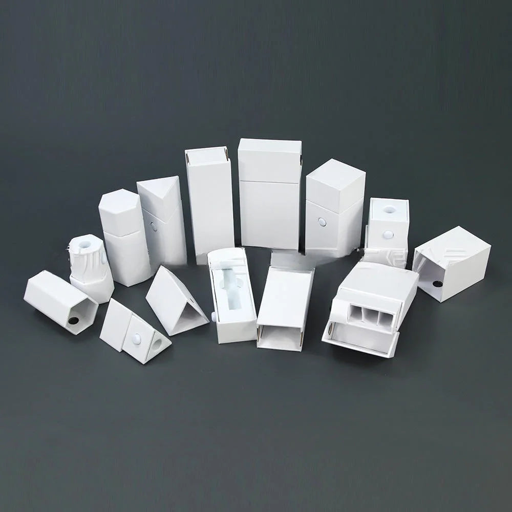 Custom Childproof Gift Rigid Packaging Boxes Recycled Materials Glossy Matt Lamination Embossed Features Eco-Friendly Packaging