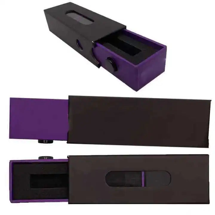 Recycled Cardboard Cigarette Box Child-Proof Pen-Resistant Drawer Featuring Embossed Matt Laminated Paper for Child's Safety