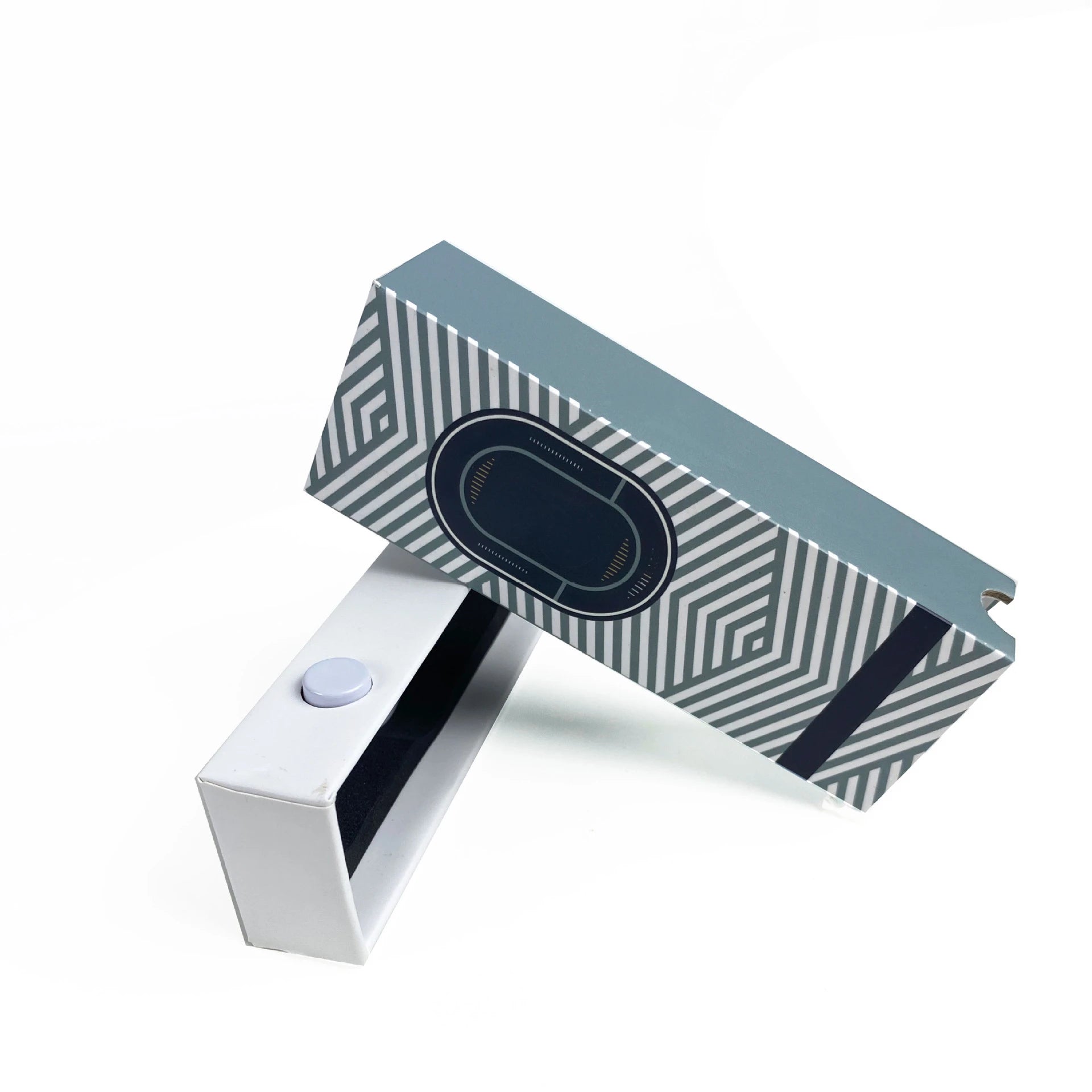 Boîte personnalisée en papier kraft de sécurité enfant avec pelliculage mat en relief, emballage résistant aux enfants et bouton de sécurité pour enfants 