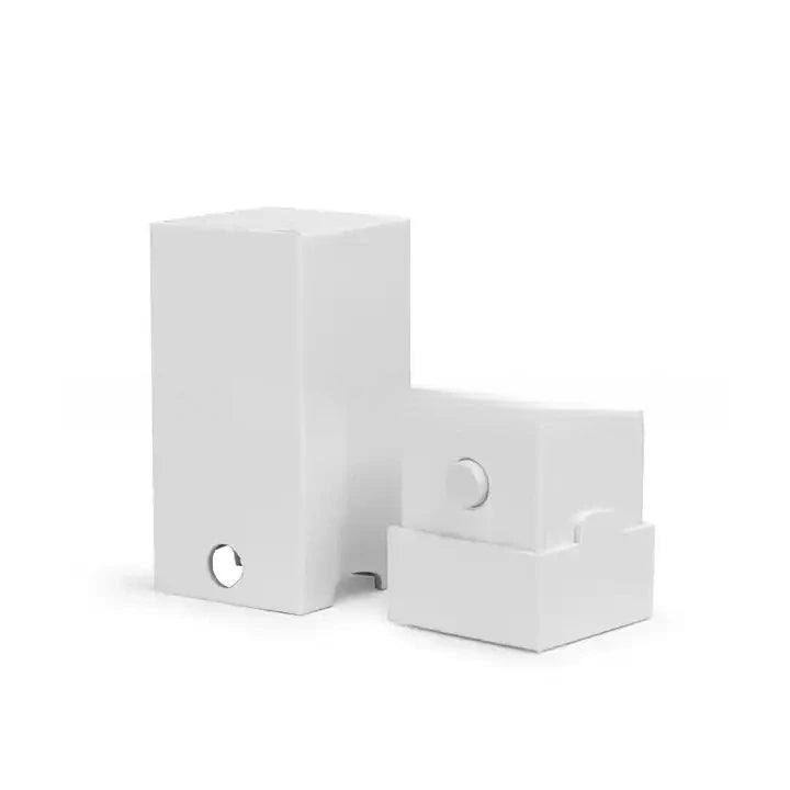 Child-Proof Resistant 0.5ml 1ml Cartridge with Slide Drawer Single Pack Safe Button Lock Paper Box Embossed Printing Handling