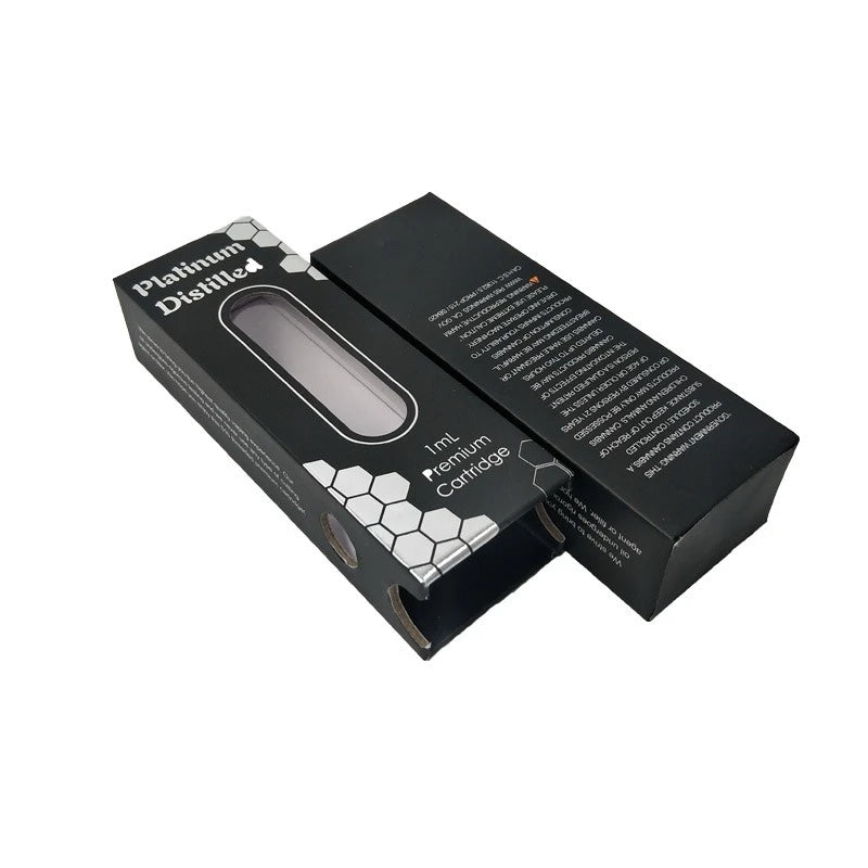 Custom Child-Proof Packaging Cartridge Box with UV Coating Embossing Matt Lamination Made from Recycled Materials