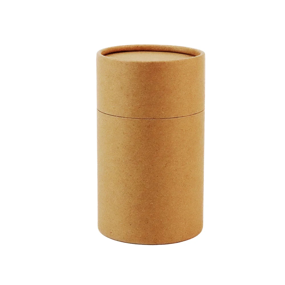 Wholesale Handmade Eco-Friendly Disposable Aluminum Tube Box Custom Food Grade Kraft Paper Airtight Packaging for Tea for