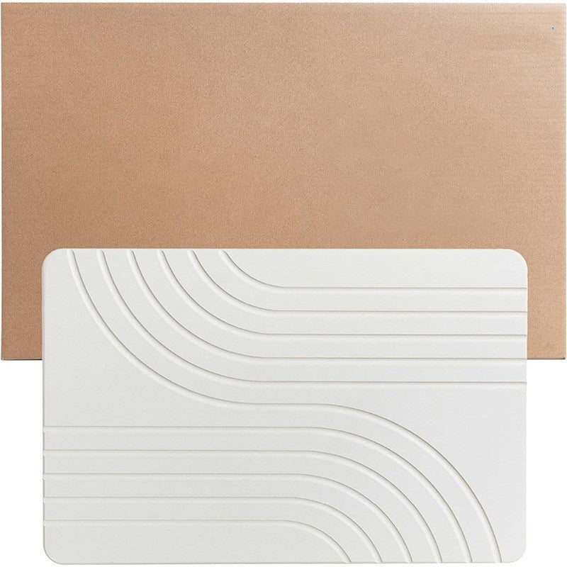Drying non-slip hard mat, instant diatomite mat, foot mat, household water-absorbent cross-border toilet and bathroom floor mat