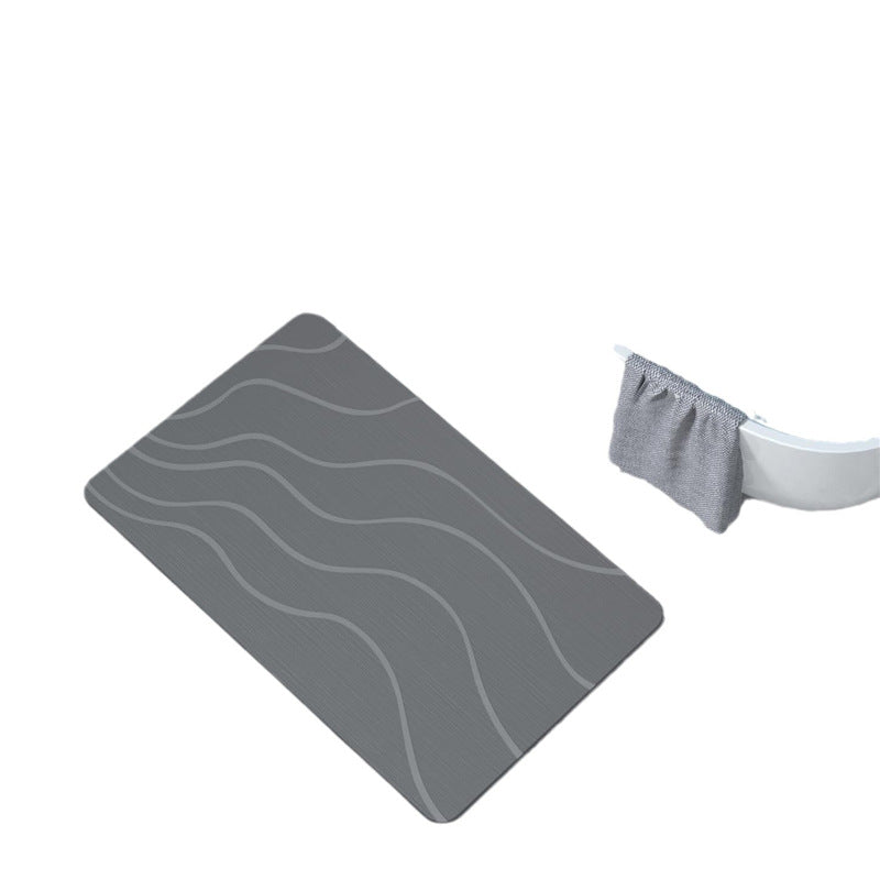 Diatomaceous earth mat, quick-drying floor non-slip bathroom bath stone