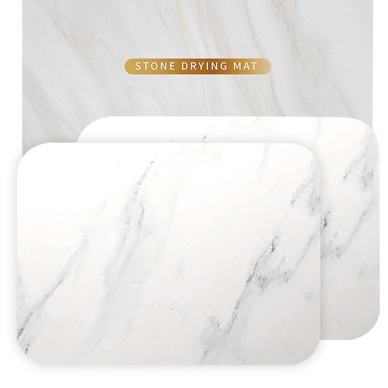 Kitchen Mat Mat Drying Mat Counter Set 2 Countertop Mat Plate Parts Diatomite Cross-border Hard Stone Plate Drain