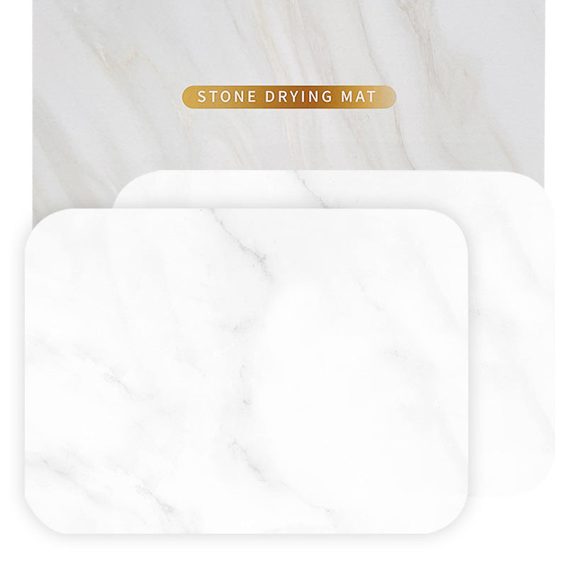 Kitchen Mat Mat Drying Mat Counter Set 2 Countertop Mat Plate Parts Diatomite Cross-border Hard Stone Plate Drain