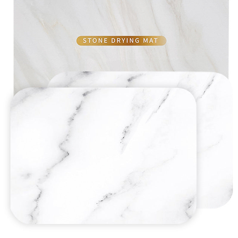 Kitchen Mat Mat Drying Mat Counter Set 2 Countertop Mat Plate Parts Diatomite Cross-border Hard Stone Plate Drain