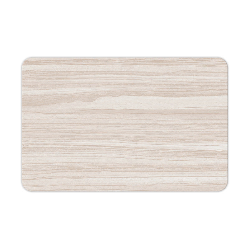 Door pad manufacturer Household non-slip quick-drying foot pad Water-absorbing wood grain mud advanced pad Bathroom diatom hard feeling