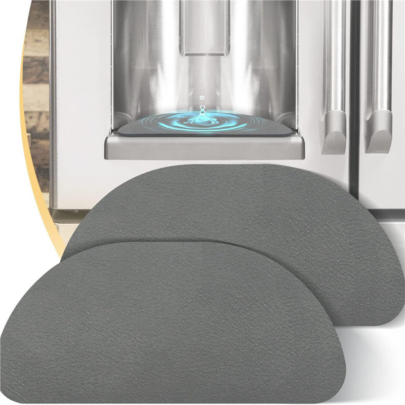 Device pad thickened suction water dispenser new pad dripping tray ice maker dripping drain refrigerator splash pad