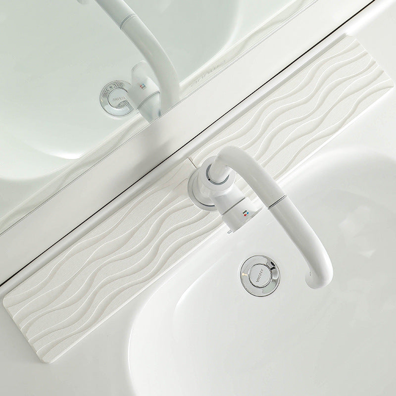 faucet mat kitchen mud diatom countertop