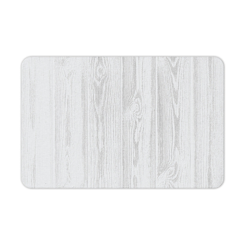 Door pad manufacturer Household non-slip quick-drying foot pad Water-absorbing wood grain mud advanced pad Bathroom diatom hard feeling