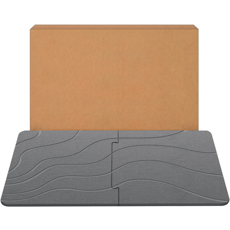 Diatomaceous earth mat, quick-drying floor non-slip bathroom bath stone