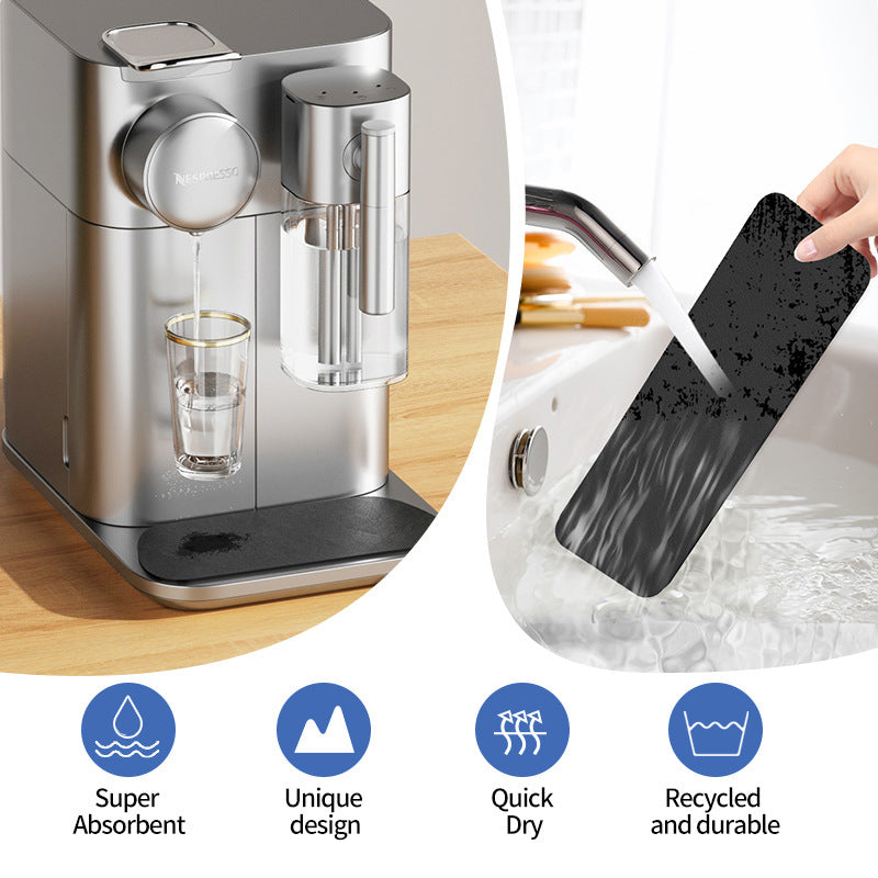 Device pad thickened suction water dispenser new pad dripping tray ice maker dripping drain refrigerator splash pad