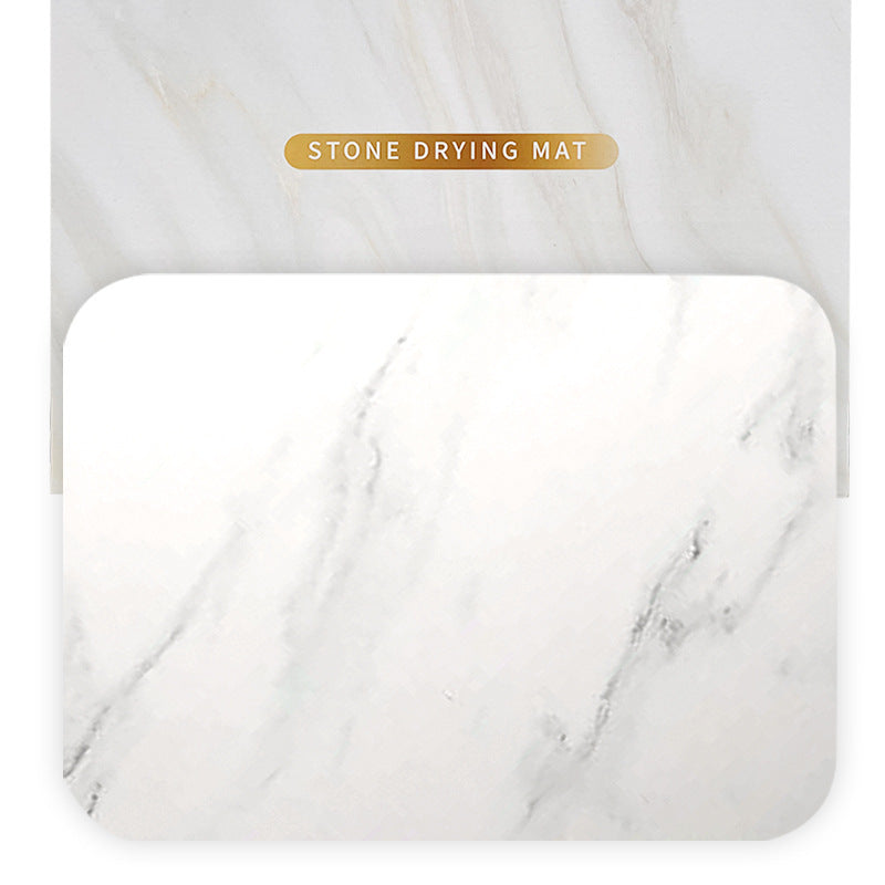 Kitchen Mat Mat Drying Mat Counter Set 2 Countertop Mat Plate Parts Diatomite Cross-border Hard Stone Plate Drain