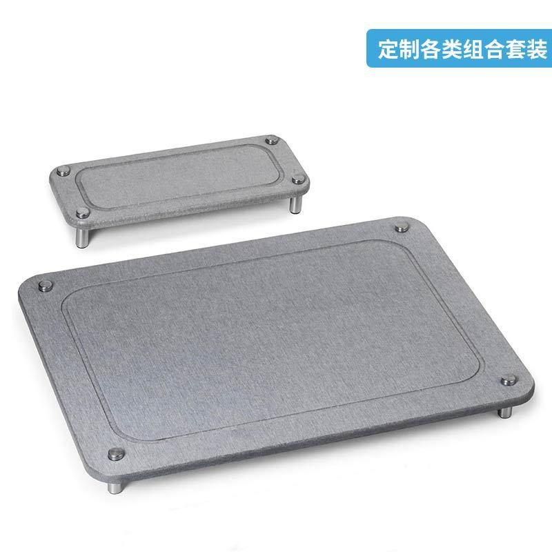 Kitchen stainless steel diatomite dry countertop non-slip stone plate drying foot set pad drying plate speed pad stone water absorption